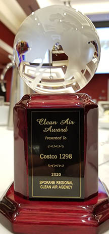 Costco’s Gasoline Station earns Clean Air Award